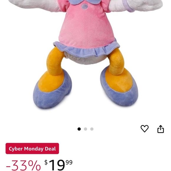 Daisy Duck Plush - Picture 5 of 5